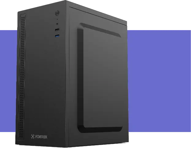 Gabinete Office GO12 Compact inclinado para a esquerda