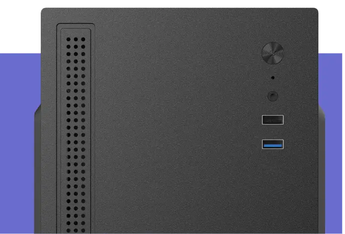 Gabinete Office GO12 Compact e suas conexões