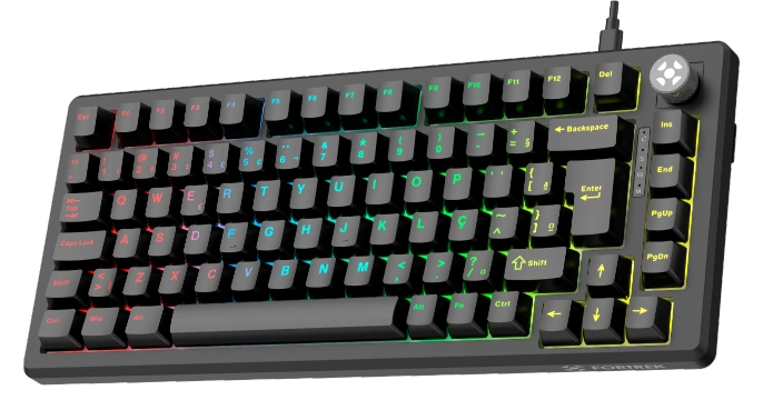 Imagem teclado Shift frontal