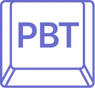 Icone teclas em PBT em roxo